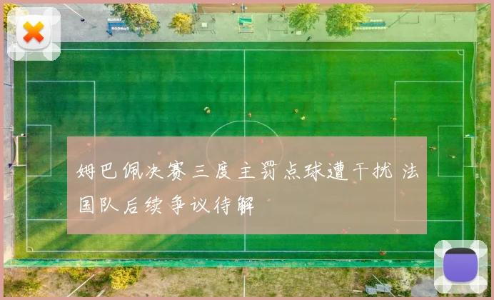 姆巴佩决赛三度主罚点球遭干扰 法国队后续争议待解